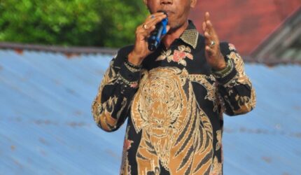 Inisiator Aliansi Masyarakat Kabupaten Lingga, Armanto Arsyad | f. Redaksi