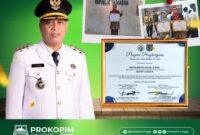Pemkab Lingga menerima penghargaan nasional atas dukungan penguatan tata kelola pemerintahan desa dan percepatan pembangunan desa. Penghargaan diserahkan Menko Pangan Zulkifli Hasan dan Mendes PDT Yandri Susanto di Jakarta, 16 Februari 2026 | f. Prokopim Lingga