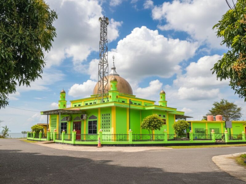 Surau Al-Faizun Pasir Kuning, Desa Tanjung Harapan, Dabo Singkep, Lingga, Kepri | f. Ihand