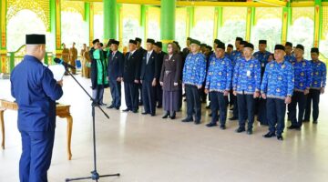 Pemkab Lingga Lantik 32 Pejabat Administrator dan Pengawas, Bupati Nizar Tekankan Integritas dan Pelayanan Publik | f. Diskominfo Lingga