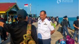 Arus balik Lebaran 2026 di Kabupaten Lingga mulai meningkat pada H+3. Sekitar 1.000 penumpang berangkat melalui Pelabuhan Jagoh menuju Batam dan Tanjungpinang dengan kondisi tetap terkendali | f. Ihand