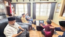 Wakil Bupati Lingga H. Novrizal mengikuti rapat koordinasi daring bersama Ditjen Kuathan Kemenhan membahas pemanfaatan lahan latihan TNI AL untuk percepatan pembangunan smelter di Lingga | f. Prokopim Lingga