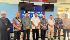 Wakil Bupati Lingga bersama Forkopimda mengantarkan kepulangan Kajati Kepri dari Bandara Dabo Singkep. Kunjungan kerja tersebut diharapkan memperkuat sinergi penegakan hukum dan pembangunan daerah | f. Prokopim Lingga