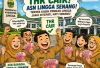 Pemkab Lingga akhirnya membayarkan THR ASN April 2026 melalui kerja sama dengan Bank Riau Kepri Syariah. Wabup Lingga dinilai tegas dan berintegritas karena menepati janji | f. Redaksi