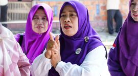 Ketua YKI Lingga, Hj. Feby Sarianty Novrizal | f.  Diskominfo Lingga