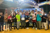 Ketua DPRD Lingga Maya Sari hadir langsung di final Mapelda Open 2026. Turnamen berlangsung meriah dengan Zi Club dan Tiga Berlian keluar sebagai juara | f. Redaksi