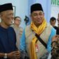Sekda Lingga bersama Ketua DWP menghadiri pelepasan calon jemaah haji 2026 di Batam Center. Doa kesehatan dan harapan haji mabrur mengiringi keberangkatan | f. Prokopim Lingga