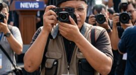 Ifaturamadan Adi Saswandy, S.Sos., yang akrab disapa Wandy, Ketua Komunitas Lingga Media Group (LMG) | f. Redaksi