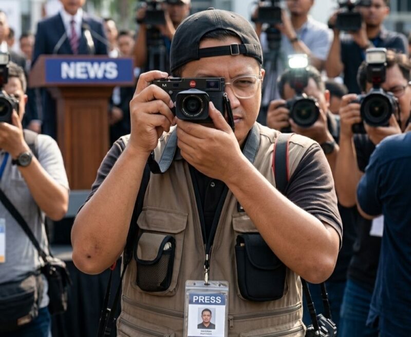 Ifaturamadan Adi Saswandy, S.Sos., yang akrab disapa Wandy, Ketua Komunitas Lingga Media Group (LMG) | f. Redaksi