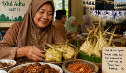 Antara moment lebaran, kuliner tradisional dan niat ibadah yang tulus | f. Redaksi