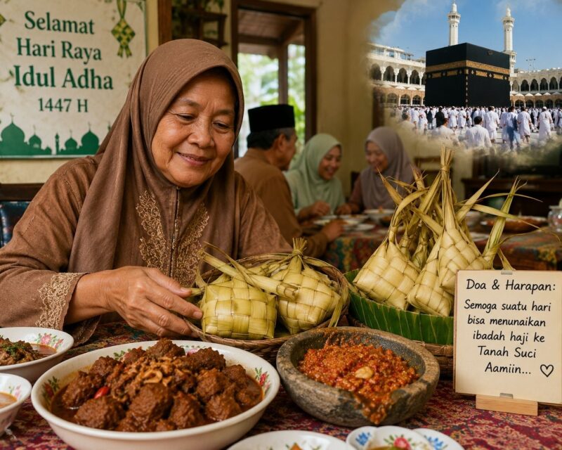 Antara moment lebaran, kuliner tradisional dan niat ibadah yang tulus | f. Redaksi