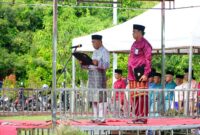 Pemkab Lingga menggelar upacara Hardiknas 2026 dengan penegasan bahwa pendidikan adalah fondasi utama bangsa | f. Diskominfo Lingga