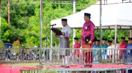 Pemkab Lingga menggelar upacara Hardiknas 2026 dengan penegasan bahwa pendidikan adalah fondasi utama bangsa | f. Diskominfo Lingga