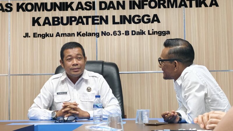 Diskominfo Kabupaten Lingga menggelar rapat internal guna memperkuat disiplin ASN dan meningkatkan optimalisasi penyebaran informasi publik melalui media sosial dan website resmi pemerintah | f. Diskominfo Lingga