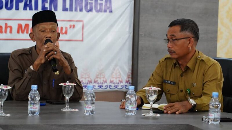 Pemkab Lingga menggelar rapat koordinasi persiapan pendataan calon peserta didik Sekolah Rakyat tingkat SD, SMP, dan SMA guna memastikan program berjalan tepat sasaran | f. Diskominfo Lingga