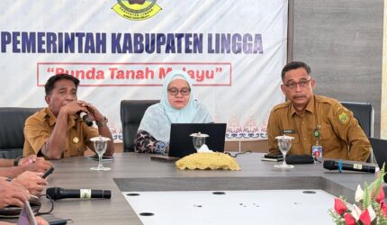Pemerintah Kabupaten Lingga menggelar rapat koordinasi persiapan penilaian SPIP Tahun 2026 bersama BPKP Perwakilan Kepulauan Riau guna memperkuat tata kelola pemerintahan yang transparan dan akuntabel | f. Diskominfo Lingga