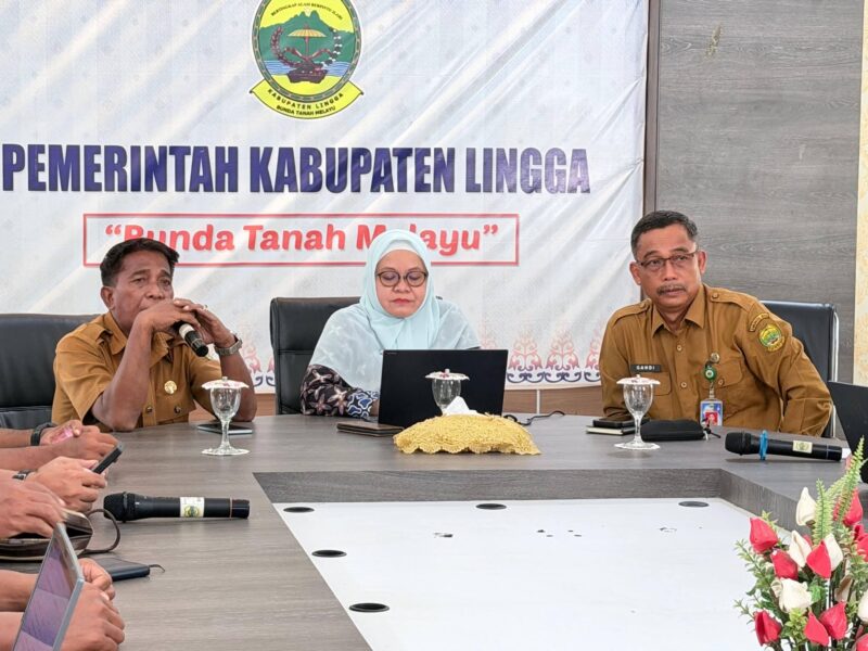 Pemerintah Kabupaten Lingga menggelar rapat koordinasi persiapan penilaian SPIP Tahun 2026 bersama BPKP Perwakilan Kepulauan Riau guna memperkuat tata kelola pemerintahan yang transparan dan akuntabel | f. Diskominfo Lingga