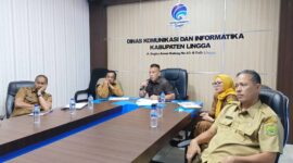 Bupati Lingga Muhammad Nizar mengikuti rapat bersama Pemprov Kepri membahas kelengkapan data usulan pembangunan KNMP | f. Diskominfo Lingga