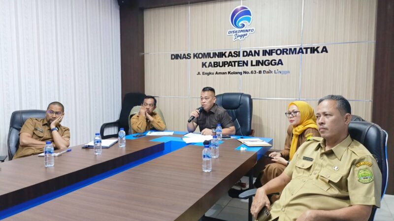 Bupati Lingga Muhammad Nizar mengikuti rapat bersama Pemprov Kepri membahas kelengkapan data usulan pembangunan KNMP | f. Diskominfo Lingga