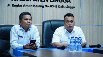 Bupati Lingga M. Nizar mengikuti Rakornas Pariwisata 2026 secara daring bersama Menteri Pariwisata RI Widiyanti Putri. Pariwisata disebut menjadi penyumbang devisa negara hingga Rp305,47 triliun pada 2025 | f. Diskominfo Lingga