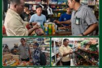 Disperindagkop dan UKM Kabupaten Lingga menemukan sejumlah produk kadaluwarsa saat melakukan pemantauan harga sembako dan pengecekan barang beredar di Kecamatan Lingga. Seluruh barang langsung ditarik dari peredaran demi melindungi masyarakat | f. Redaksi