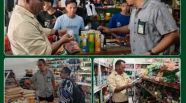 Disperindagkop dan UKM Kabupaten Lingga menemukan sejumlah produk kadaluwarsa saat melakukan pemantauan harga sembako dan pengecekan barang beredar di Kecamatan Lingga. Seluruh barang langsung ditarik dari peredaran demi melindungi masyarakat | f. Redaksi