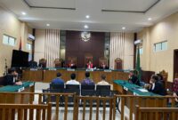 Putusan bebas terhadap empat terdakwa kasus dugaan korupsi pembangunan Jembatan Marok Kecil yang dibacakan Majelis Hakim Pengadilan Negeri Tanjungpinang | f. Redaksi