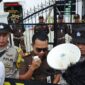 Kajari Lingga Rully Afandi memimpin audiensi bersama Aliansi Pemuda Kabupaten Lingga terkait dugaan THR belum dibayarkan dan indikasi penyimpangan di lingkungan Pemkab Lingga | f. Redaksi
