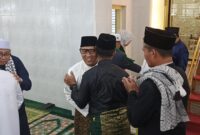 Wakil Gubernur Kepri Nyanyang Haris Pratamura melaksanakan Salat Iduladha 1447 Hijriah bersama masyarakat di Masjid Az-Zulfa, Singkep, Lingga | f. Wandy
