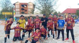 AJI, PWI, PJS dan LMG Bersatu dalam Tim Media B, Sukses Taklukkan Satlantas di Mini Soccer Polres Lingga Cup 2026 | f. Sahib
