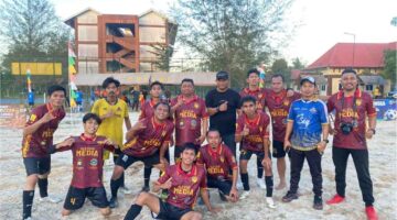 AJI, PWI, PJS dan LMG Bersatu dalam Tim Media B, Sukses Taklukkan Satlantas di Mini Soccer Polres Lingga Cup 2026 | f. Sahib