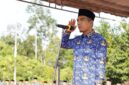 Pemerintah Kabupaten Lingga menggelar Upacara Hari Lahir Pancasila 2026. Wabup Novrizal menegaskan pentingnya nilai-nilai Pancasila sebagai pemersatu bangsa dan fondasi pembangunan daerah | f. Diskominfo Lingga
