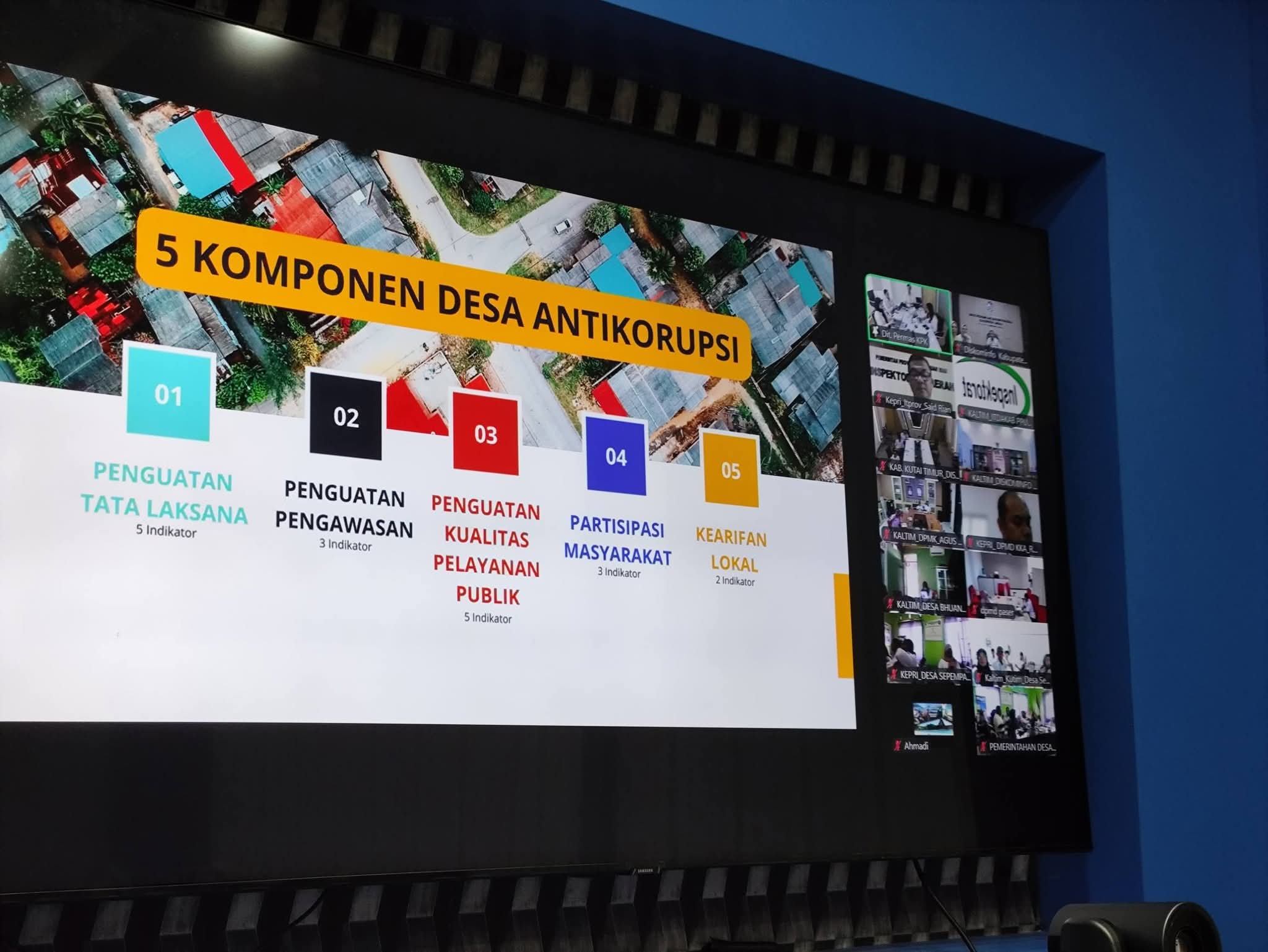 Pemkab Lingga mengikuti Bimtek Perluasan Desa Antikorupsi 2026 yang digelar KPK. Desa Resun menjadi salah satu desa percontohan antikorupsi di Provinsi Kepulauan Riau | f. Diskominfo Lingga