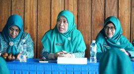 TP-PKK Kabupaten Lingga melakukan pembinaan Program Kampung CERIA di Desa Resun sebagai desa percontohan | f. Diskominfo Lingga